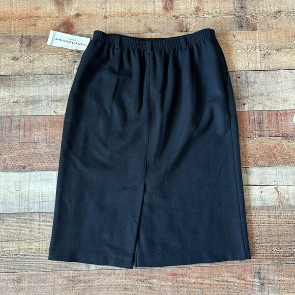 Alfred Dunner Petite Black Wool Skirt Size 14P - Picture 9 of 9